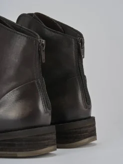 Online Anfibi tacco 2cm pelle testa Donna Anfibi