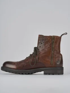 Clearance Anfibio tacco 1 cm pelle Uomo Anfibi