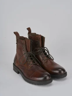 Clearance Anfibio tacco 1 cm pelle Uomo Anfibi