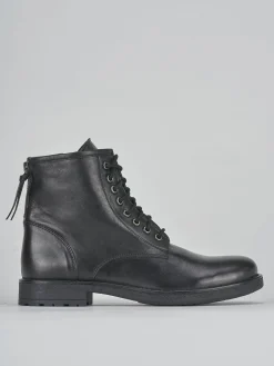 Clearance Anfibio tacco 2 cm pelle Donna Anfibi