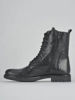 New Anfibio tacco 2 cm pelle Donna Anfibi