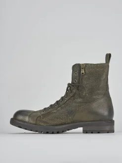 New Anfibio tacco 1 cm pelle Uomo Anfibi