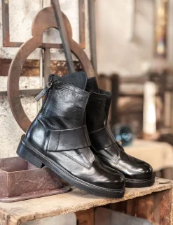 Online Anfibio tacco 2cm pelle Donna Anfibi