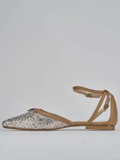 Clearance Ballerina bebe' tacco 1 cm pelle Donna Ballerine