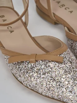 Clearance Ballerina bebe' tacco 1 cm pelle Donna Ballerine