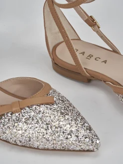 Clearance Ballerina bebe' tacco 1 cm pelle Donna Ballerine