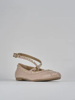 Outlet Ballerina tacco 1 cm pelle Donna Ballerine