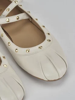 New Ballerina tacco 1 cm pelle Donna Ballerine