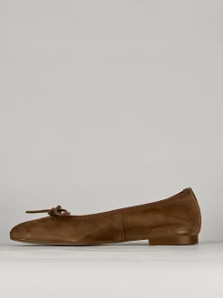 Outlet Ballerina tacco 1 cm camoscio Donna Ballerine