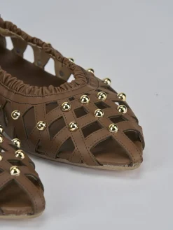 Outlet Ballerina tacco 2 cm pelle Donna Ballerine