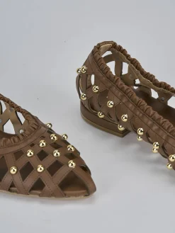 Outlet Ballerina tacco 2 cm pelle Donna Ballerine