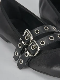 New Ballerina tacco 1 cm pelle Donna Ballerine