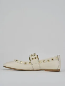 Clearance Ballerina tacco 1cm pelle Donna Ballerine