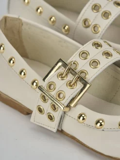 Clearance Ballerina tacco 1cm pelle Donna Ballerine