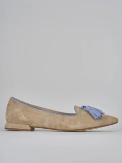 New Ballerine tacco 1cm camoscio Donna Ballerine