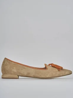 Clearance Ballerine tacco 1cm camoscio Donna Ballerine