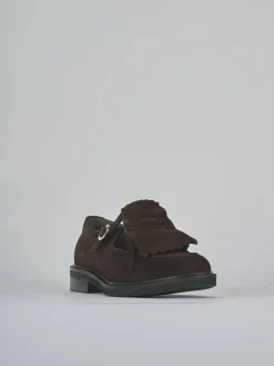 Discount Ballerine tacco 1cm camoscio testa Donna Ballerine