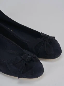 Clearance Ballerine tacco 1cm camoscio Donna Ballerine