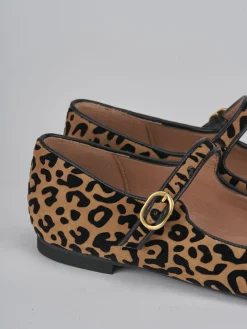 Clearance Ballerine tacco 1cm camoscio Donna Ballerine