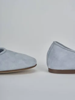 Clearance Ballerine tacco 1cm camoscio Donna Ballerine