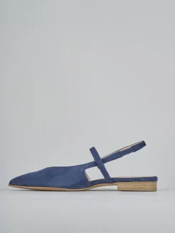 Ballerine tacco 1cm camoscio Donna Ballerine