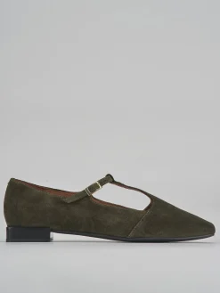 Outlet Ballerine tacco 1cm camoscio Donna Ballerine