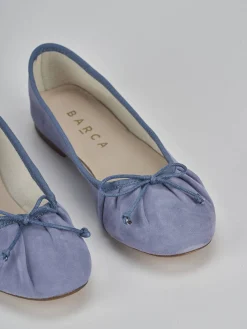 Sale Ballerine tacco 1cm camoscio Donna Ballerine