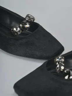 Hot Ballerine tacco 1cm cavallino Donna Ballerine