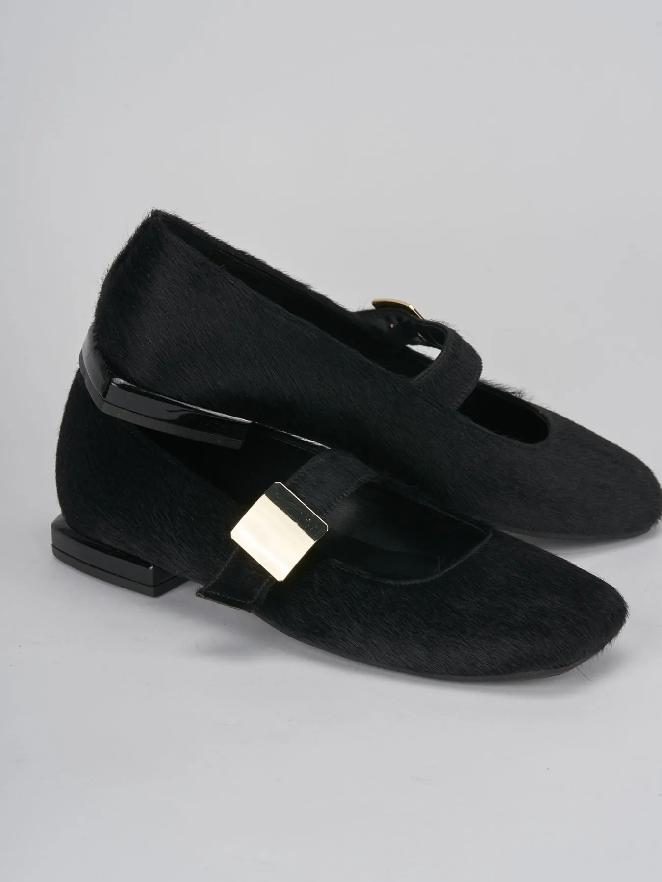 Hot Ballerine tacco 1cm cavallino Donna Ballerine