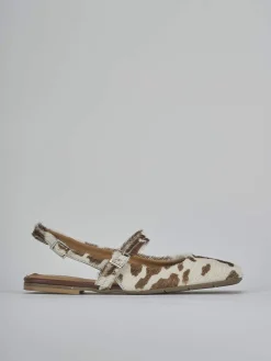 Clearance Ballerine tacco 1cm cavallino Donna Ballerine