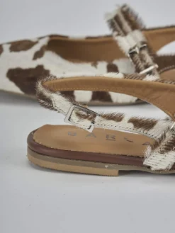 Clearance Ballerine tacco 1cm cavallino Donna Ballerine