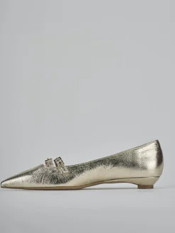 Outlet Ballerine tacco 2cm laminato Donna Ballerine