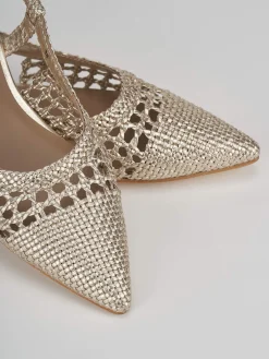 Ballerine tacco 1cm laminato Donna Ballerine