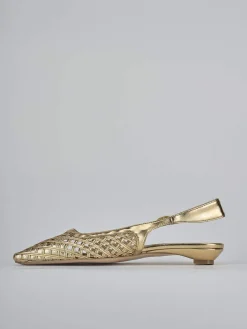 Ballerine tacco 2cm laminato Donna Ballerine