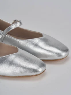 Clearance Ballerine tacco 1cm laminato Donna Ballerine