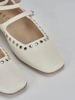 Discount Ballerine tacco 1cm pelle Donna Ballerine