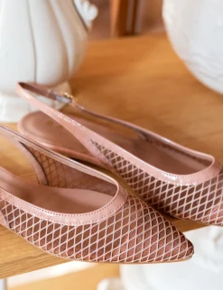 Clearance Ballerine tacco 1cm pelle Donna Ballerine