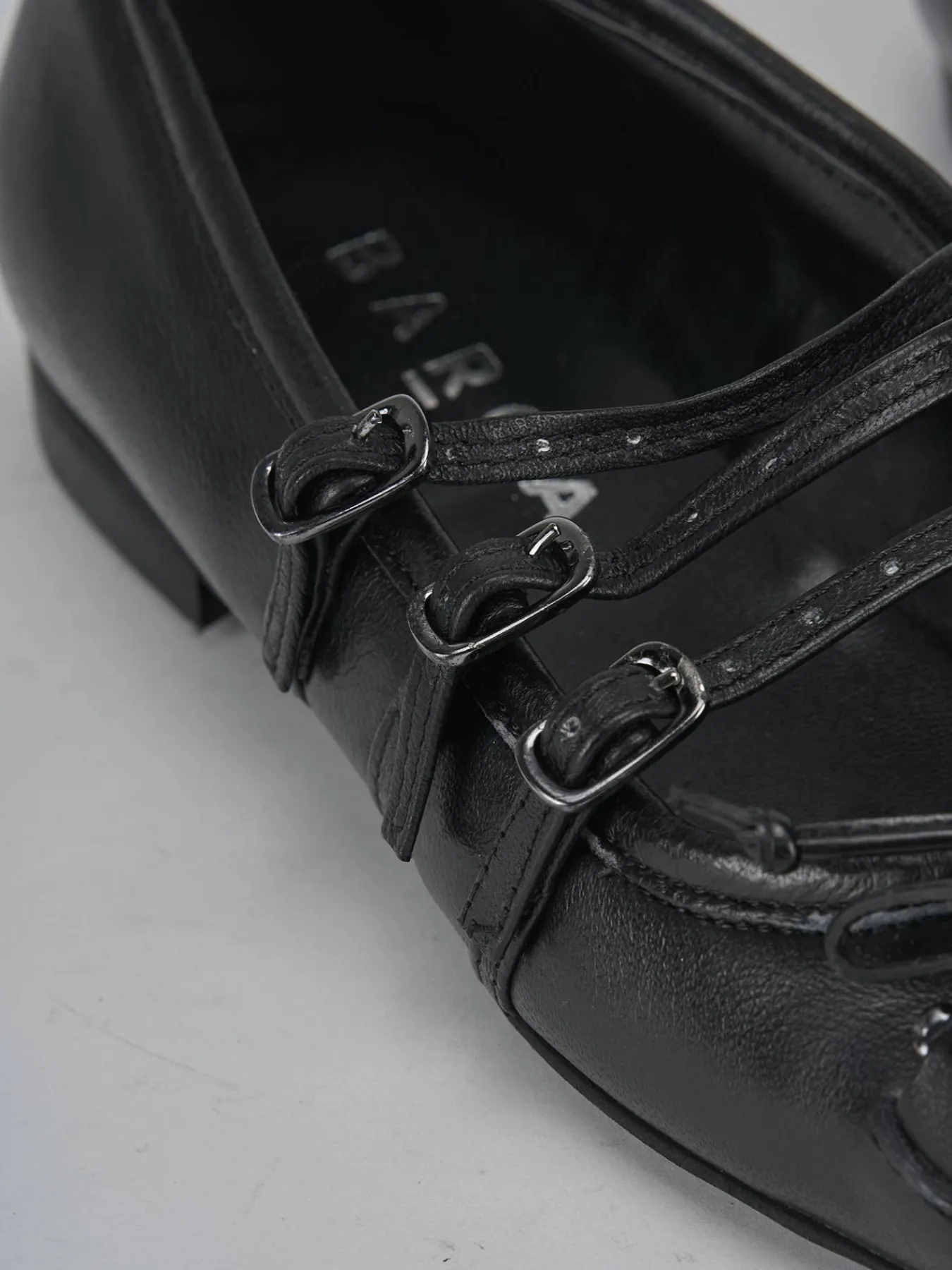 Clearance Ballerine tacco 1cm pelle Donna Ballerine