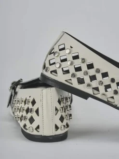 New Ballerine tacco 1cm pelle Donna Ballerine