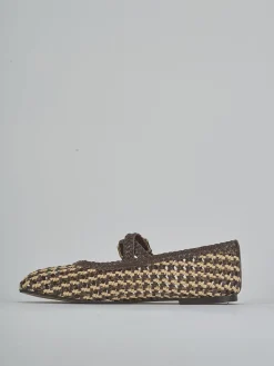 Ballerine tacco 1cm pelle testa Donna Ballerine