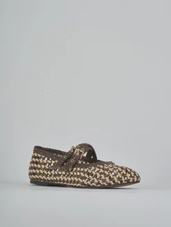 Ballerine tacco 1cm pelle testa Donna Ballerine