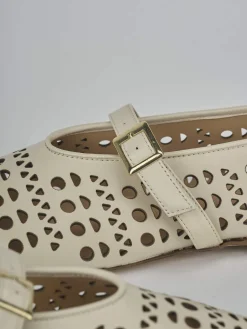 Discount Ballerine tacco 1cm pelle Donna Ballerine