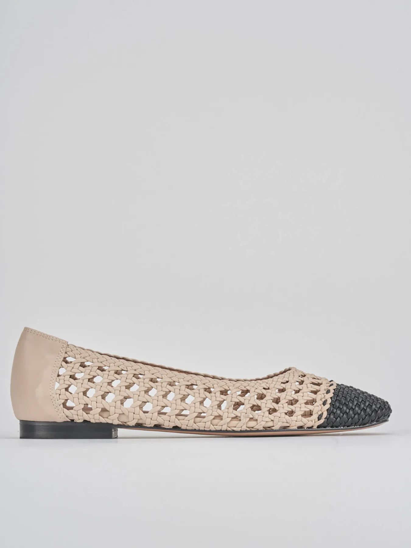 Sale Ballerine tacco 1cm pelle Donna Ballerine