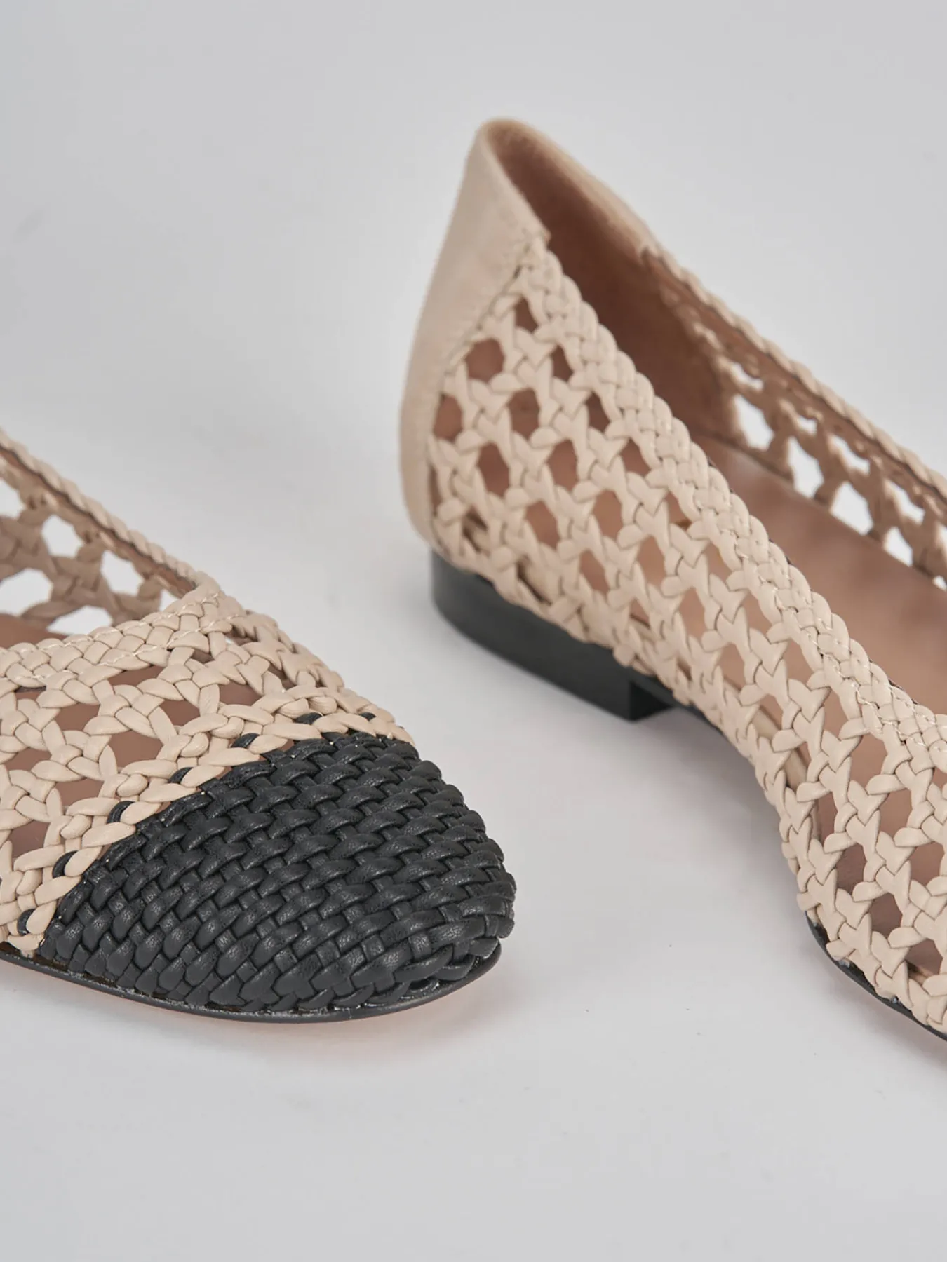 Sale Ballerine tacco 1cm pelle Donna Ballerine