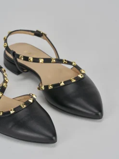 Discount Ballerine tacco 1cm pelle Donna Ballerine