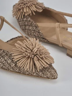 Clearance Ballerine tacco 1cm pelle Donna Ballerine