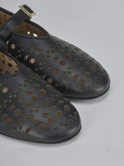 Clearance Ballerine tacco 1cm pelle Donna Ballerine