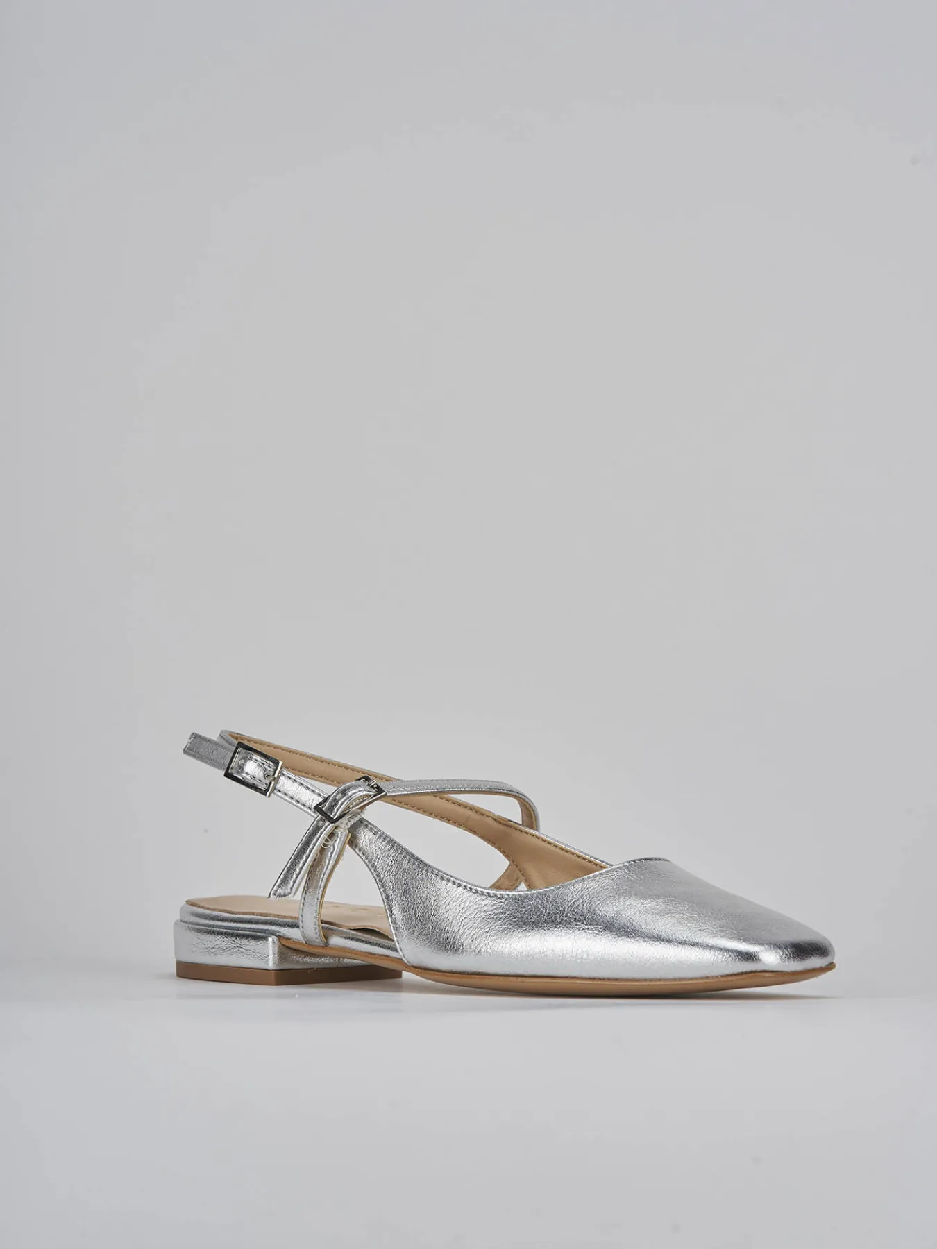 Sale Ballerine tacco 1cm pelle Donna Ballerine