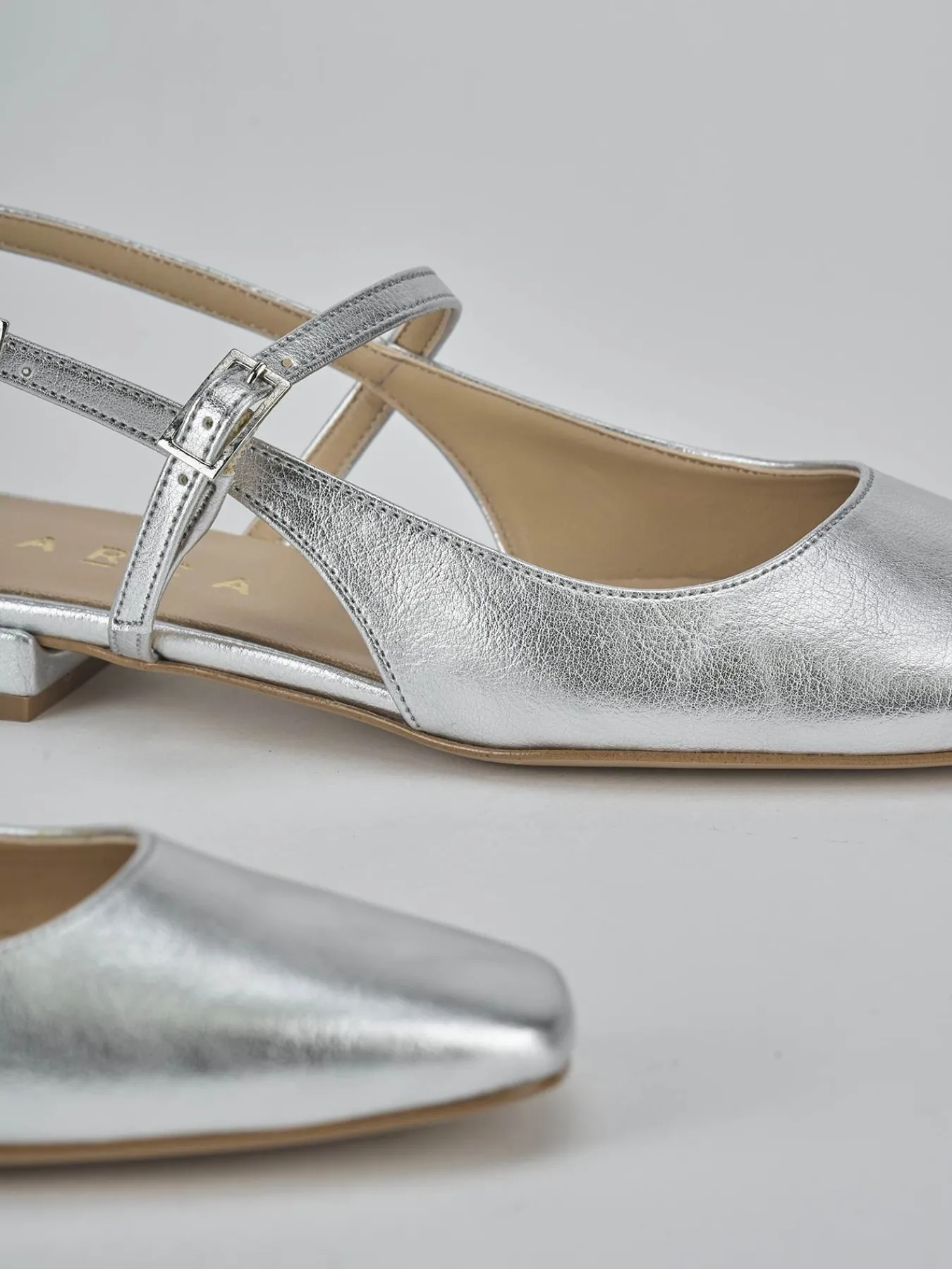 Sale Ballerine tacco 1cm pelle Donna Ballerine