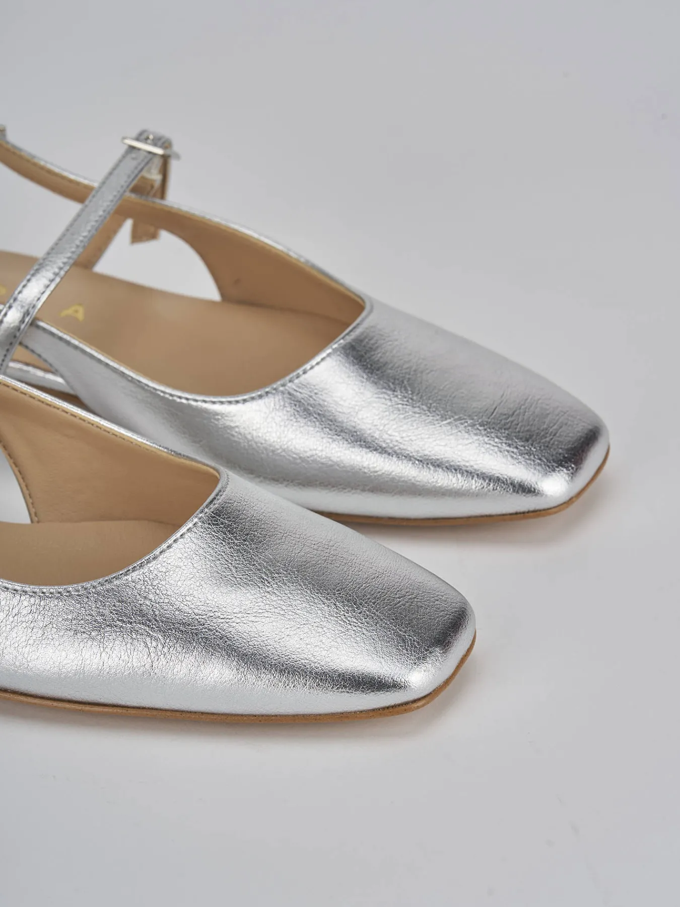 Sale Ballerine tacco 1cm pelle Donna Ballerine